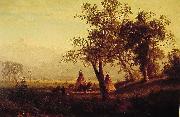 Albert Bierstadt Wind River Mountains Nebraska Territory USA oil painting artist